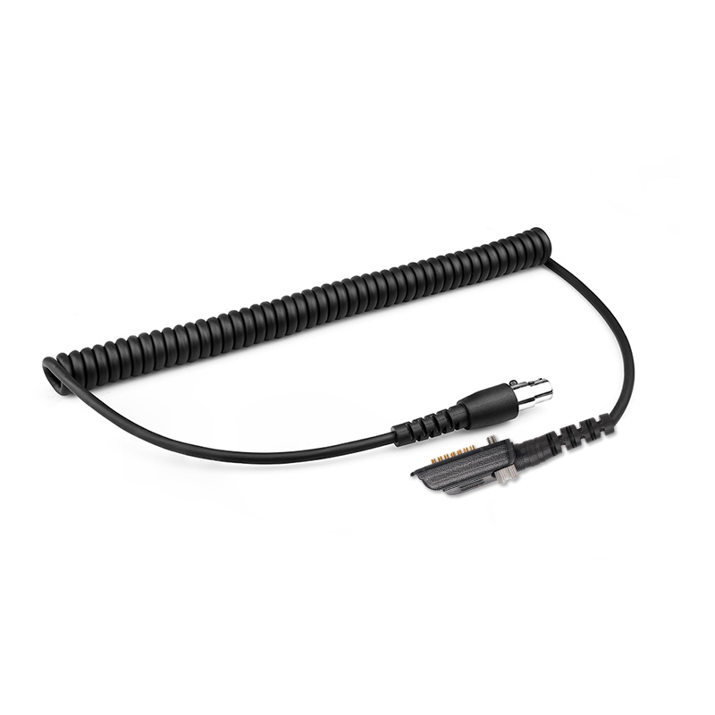 QDI5 Raytalk Coiled Cable, no inline PTT.