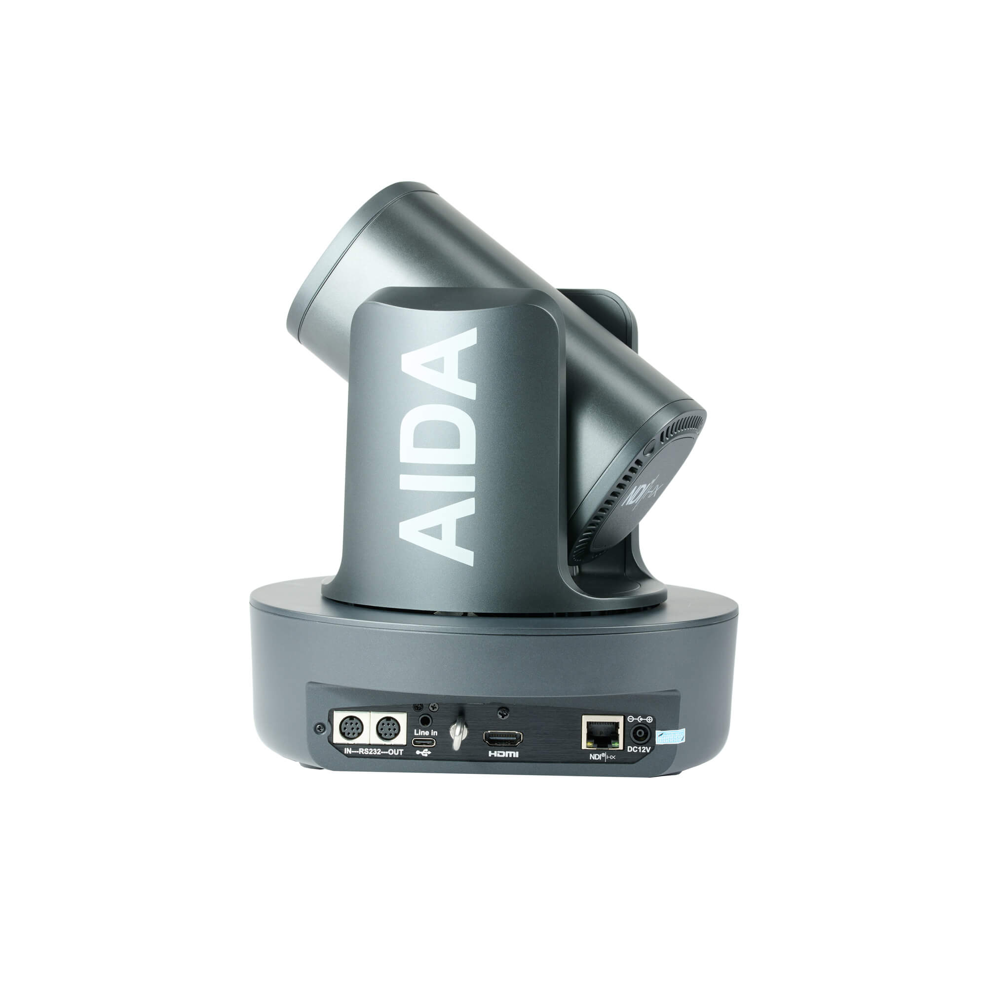 AIDA 4K NDI|HX Broadcast PTZ Camera Black CW 12x Optical Zoom