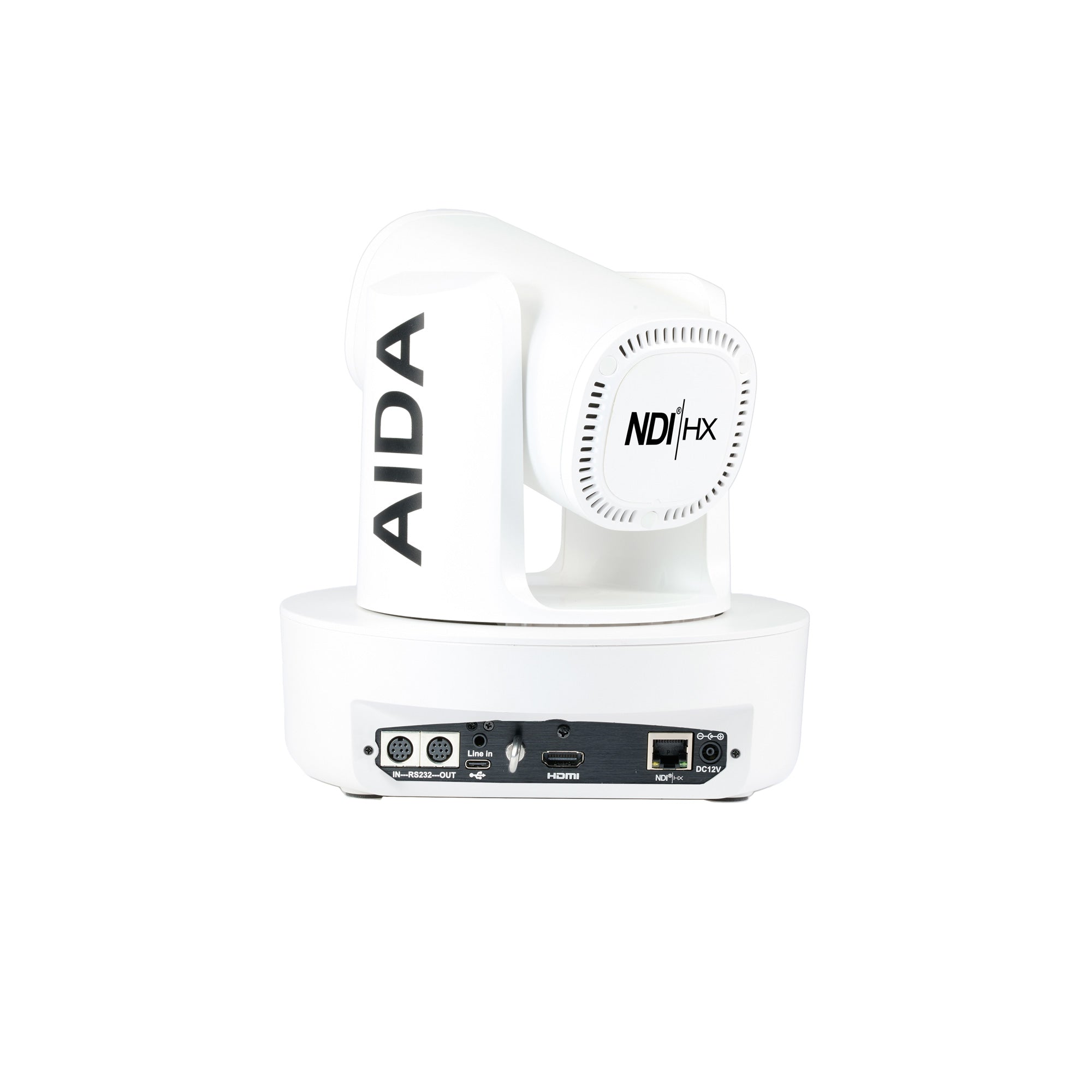AIDA 4K NDI|HX Broadcast PTZ Camera Black CW 12x Optical Zoom