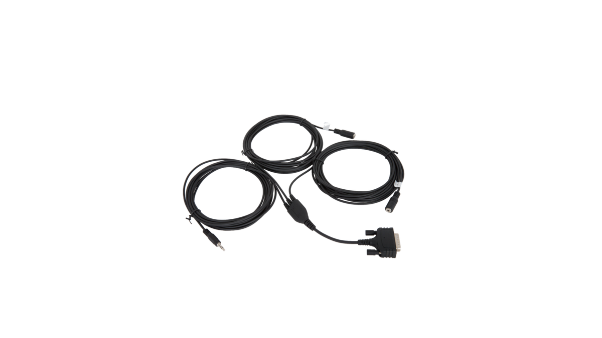 Hytera POA117 Foot PTT, Microphone & Speaker Cable Kit (5m)