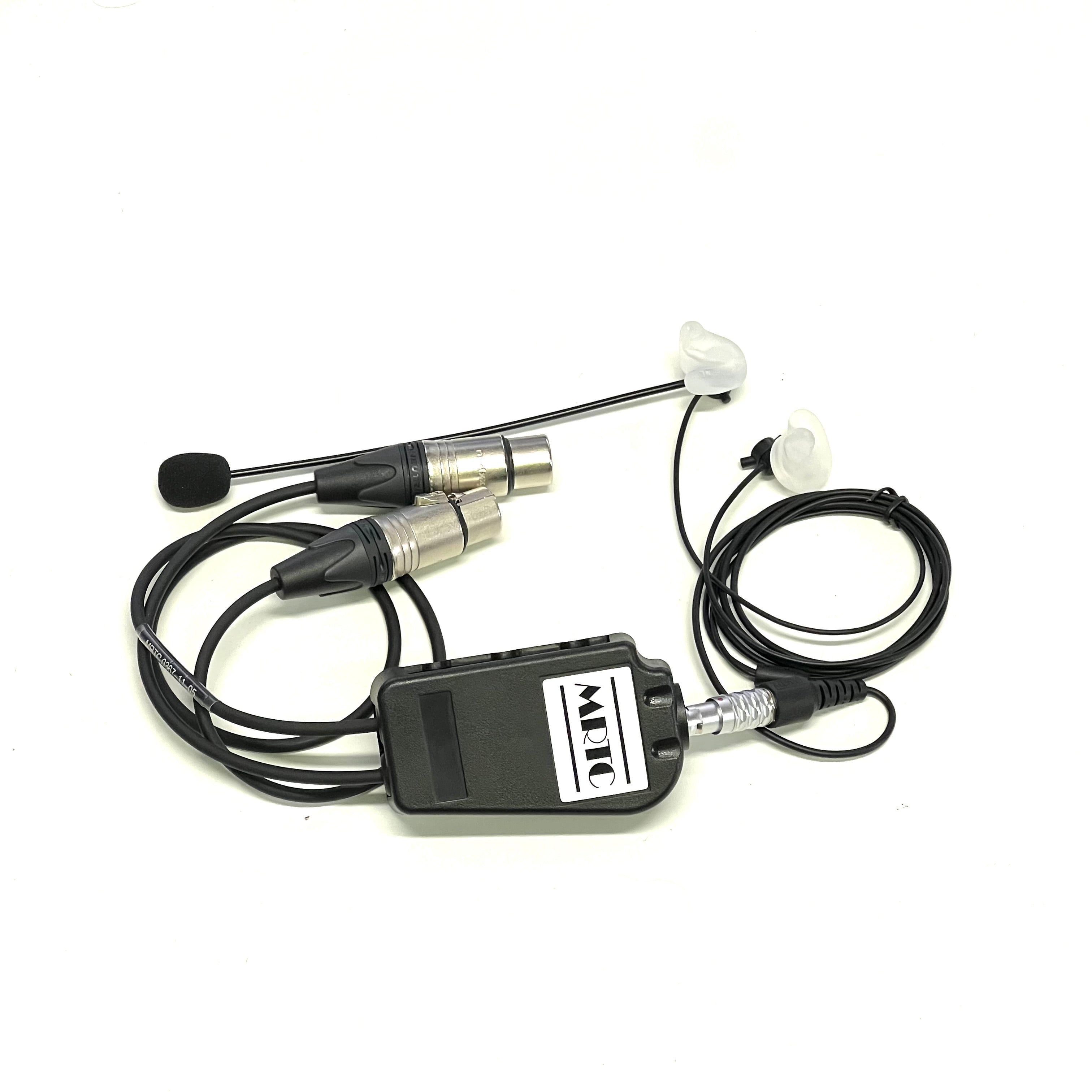 MRTC - Lightweight dual ear headset, Dual Intercom via Belt-worn Main image