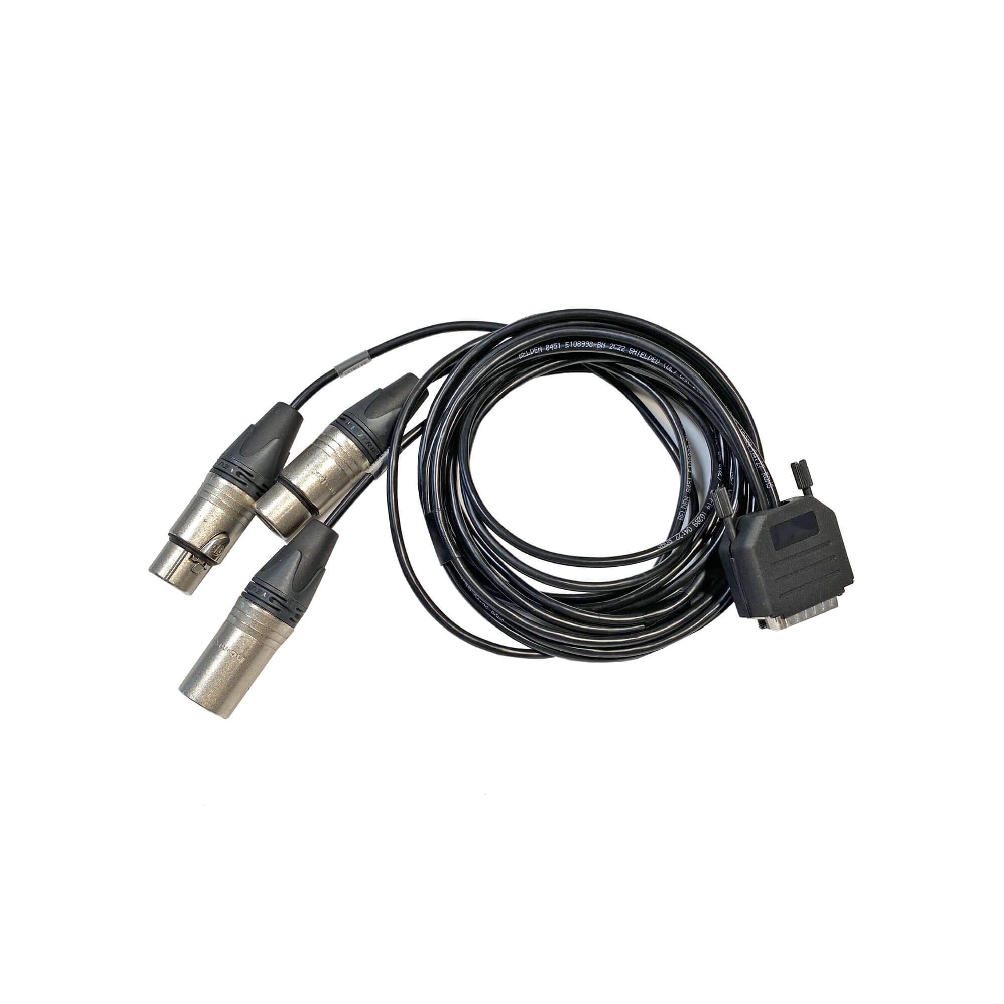D2N Breakout cable to suit Hytera RD-982(S) with Audio IO and PTT on XLR3s Main image