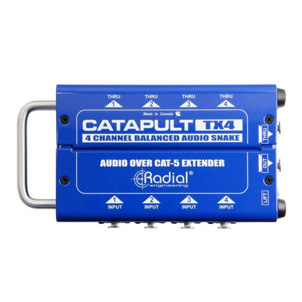 Radial Catapult TX4 4-Channel Cat5 Analogue Audio Transmitter (EX-Rental)