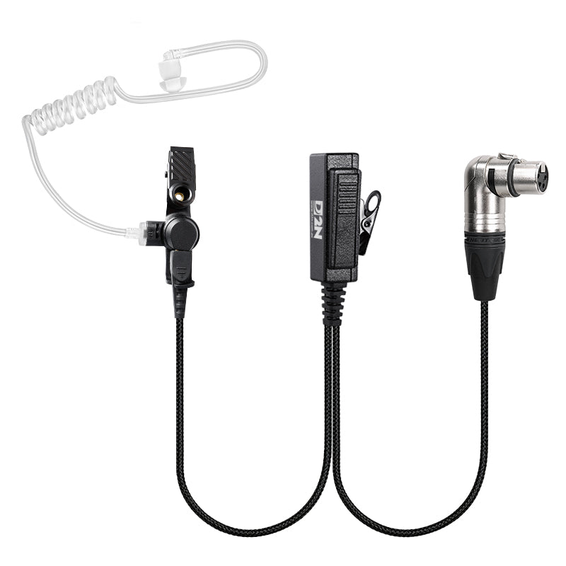 D2N Intercom Covert Kit with 90 Degree Neutrik XLR4 Female Connector Main image