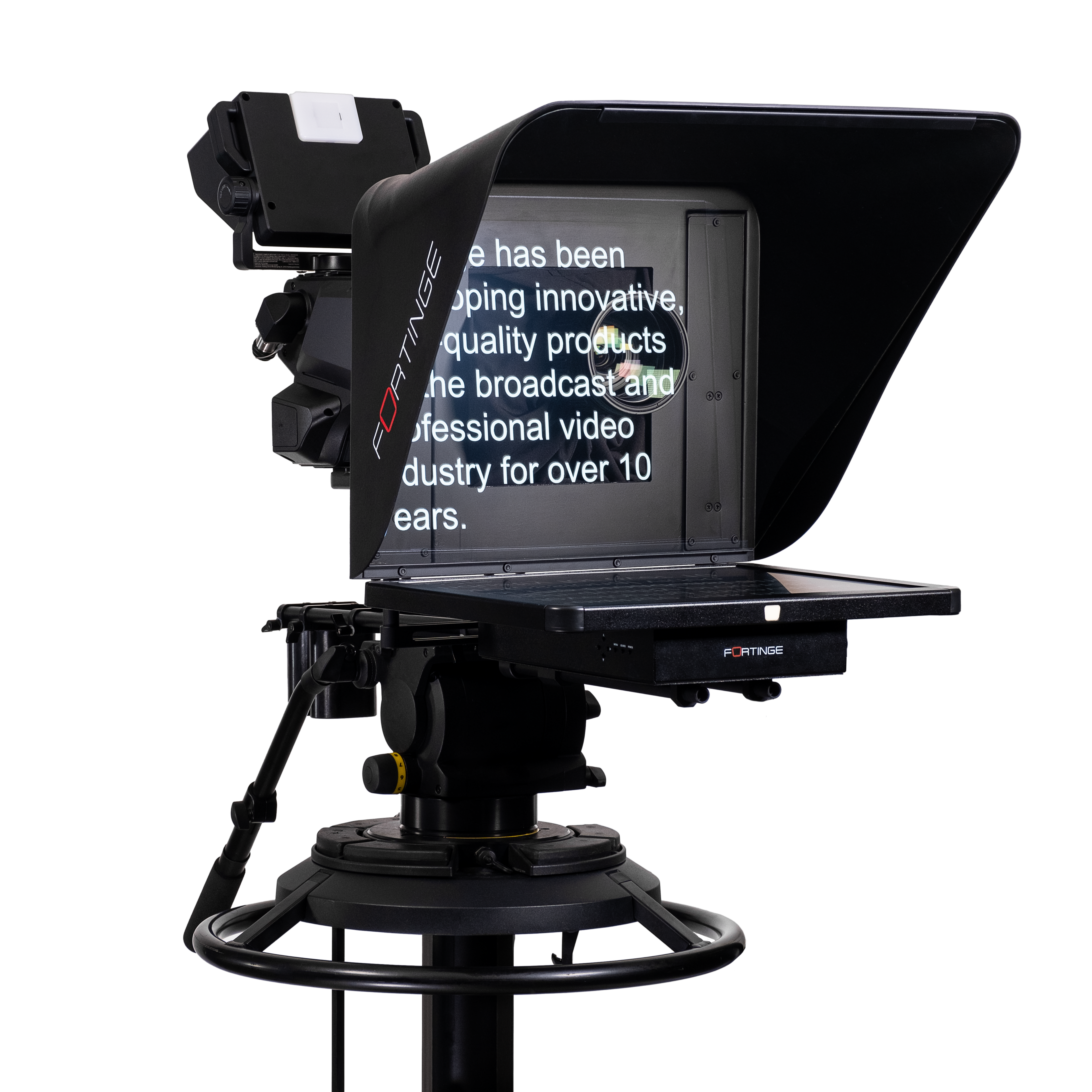 19" STUDIO TELEPROMPTER with IP Input