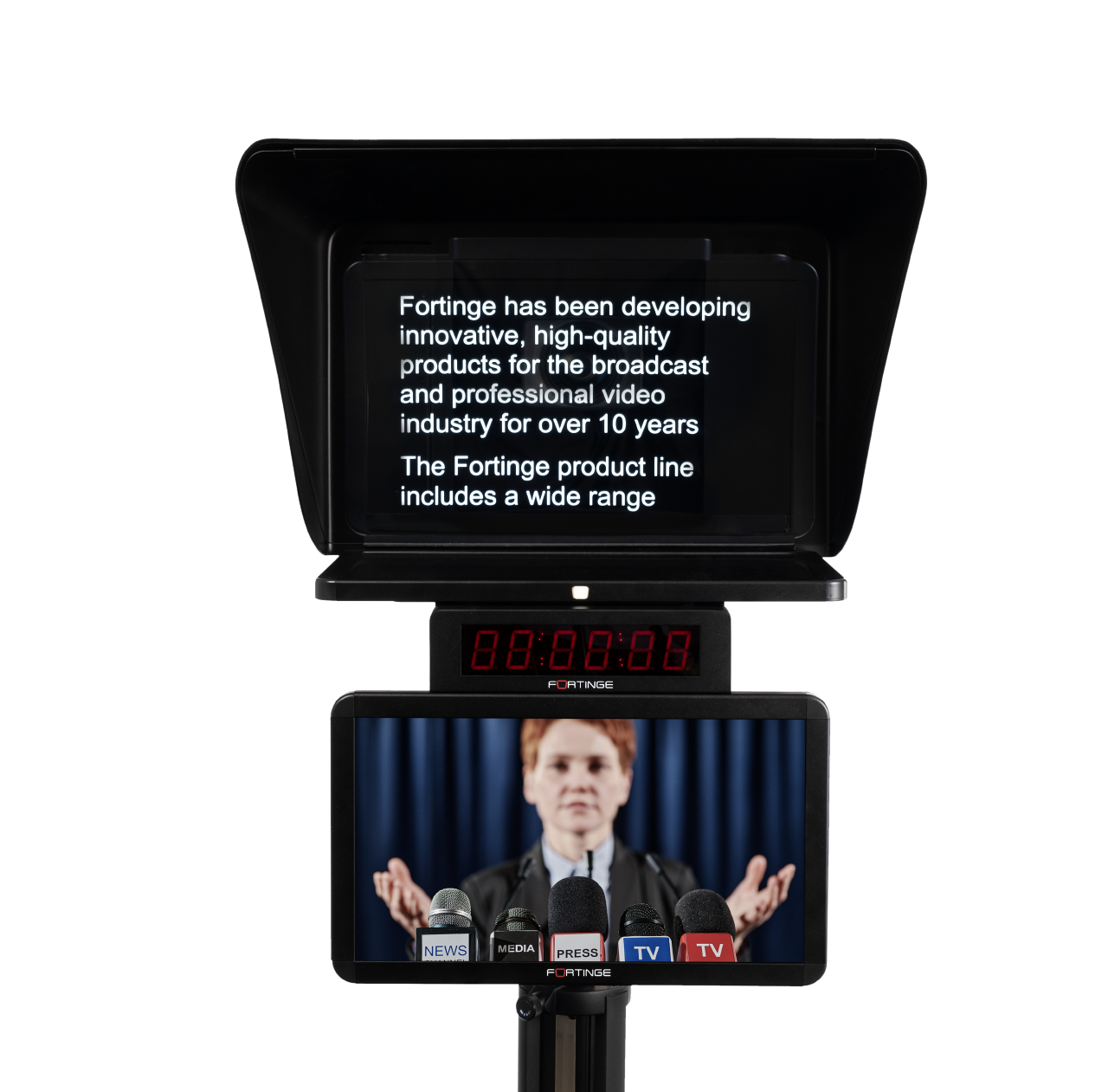 21" STUDIO TELEPROMPTER  with IP Input