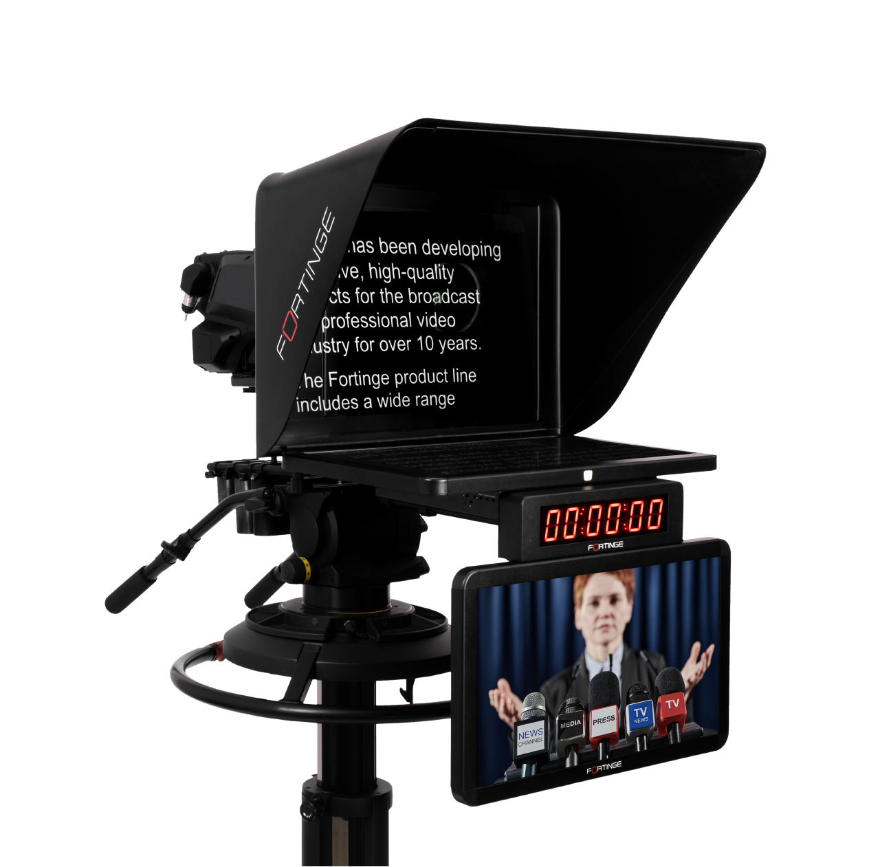 21" STUDIO TELEPROMPTER  with IP Input