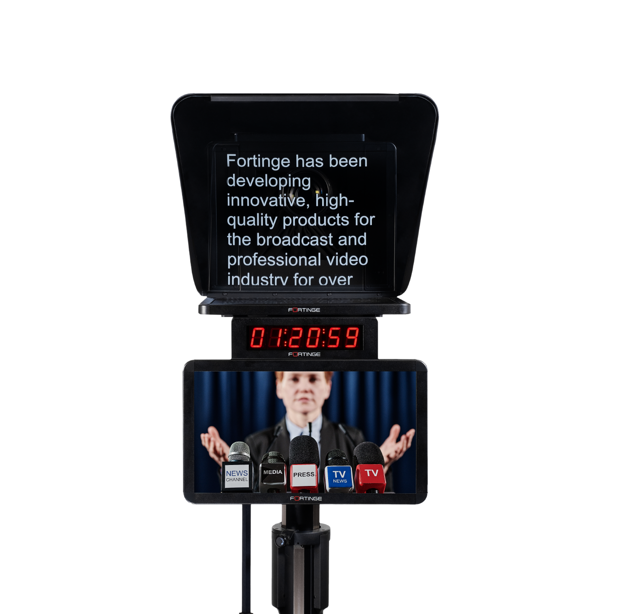 19" STUDIO TELEPROMPTER