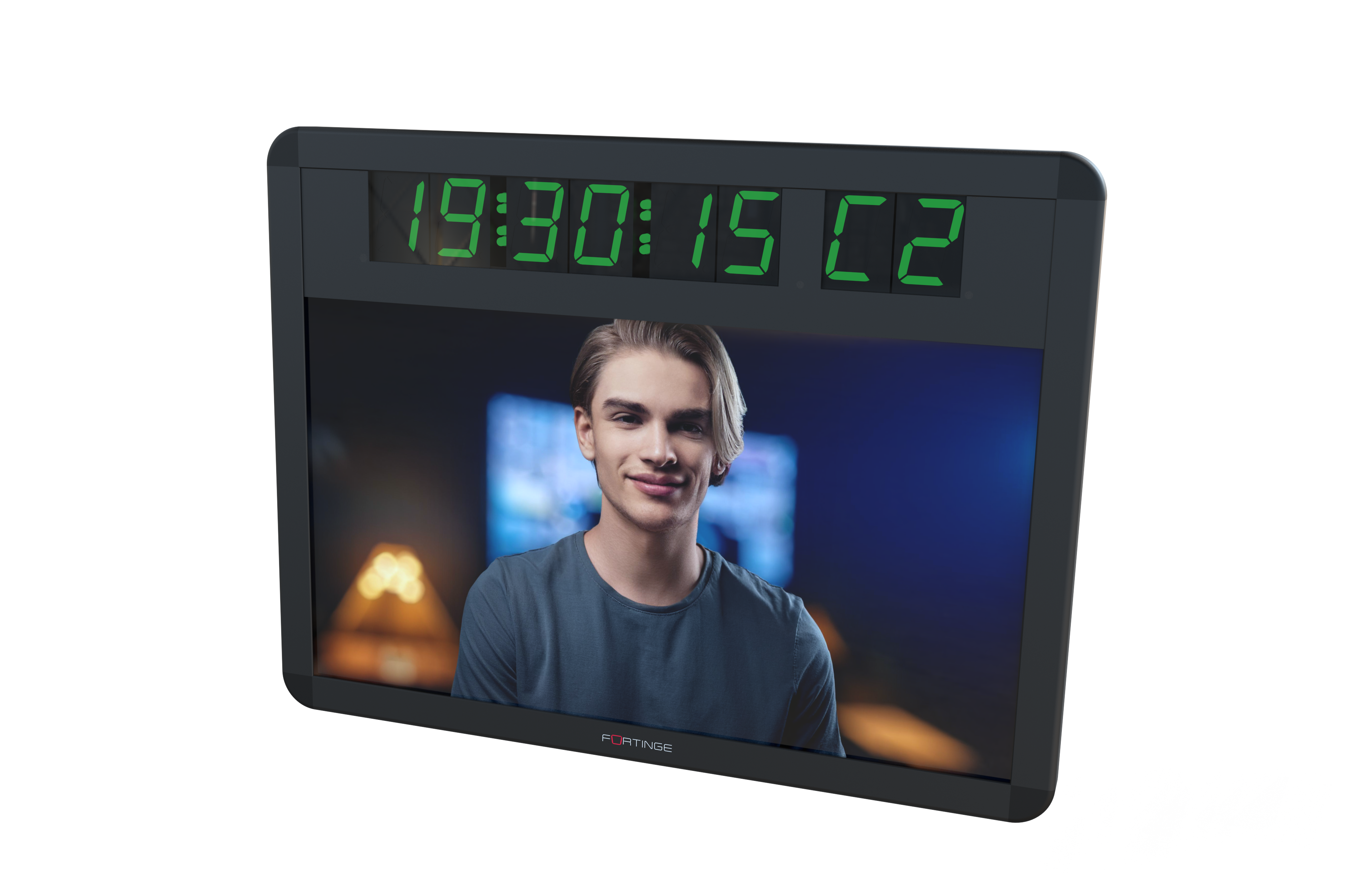 17.3"FEEDBACK MONITOR FOR STUDIO TELEPROMPTERS WITH TIMER Main image