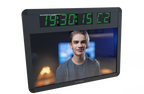 17.3"FEEDBACK MONITOR FOR STUDIO TELEPROMPTERS WITH TIMER