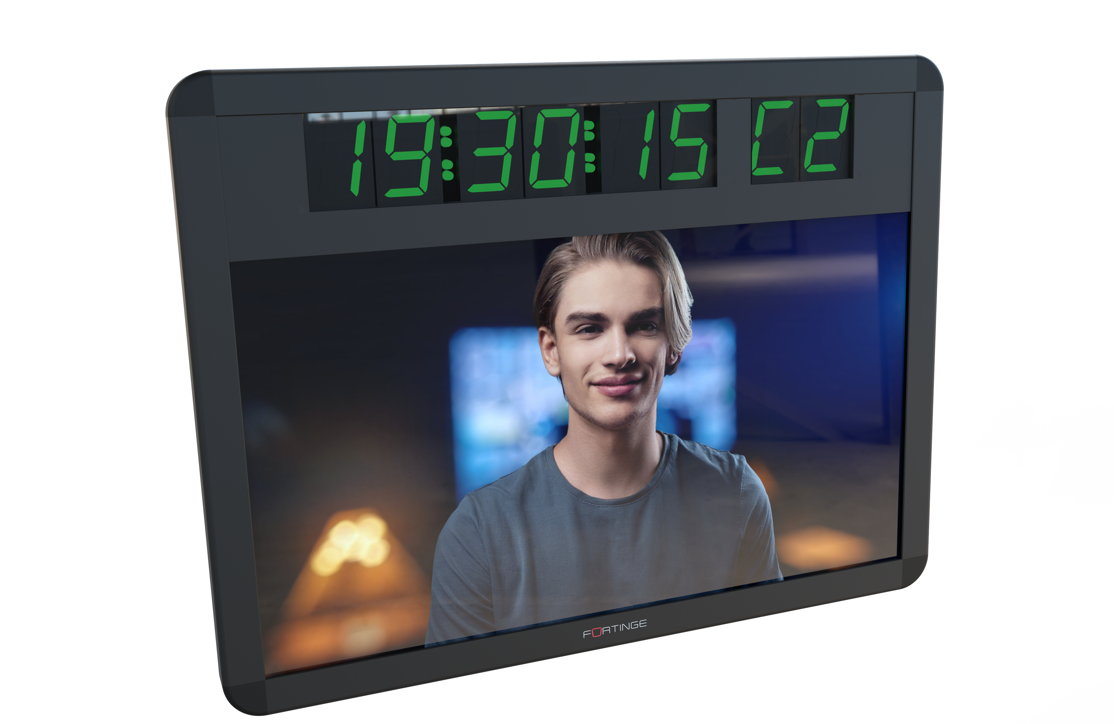 19.5" FEEDBACK MONITOR FOR STUDIO TELEPROMPTERS WITH TIMER Main image