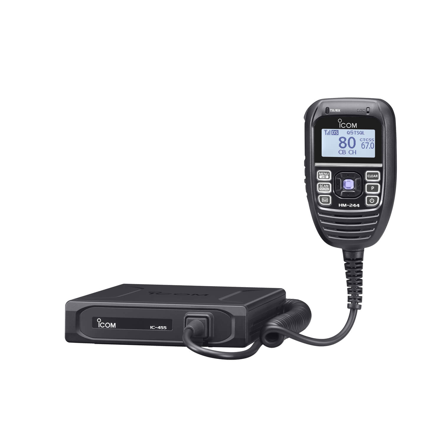 ICOM IC-455 UHF CB Mobile Transceiver Main image