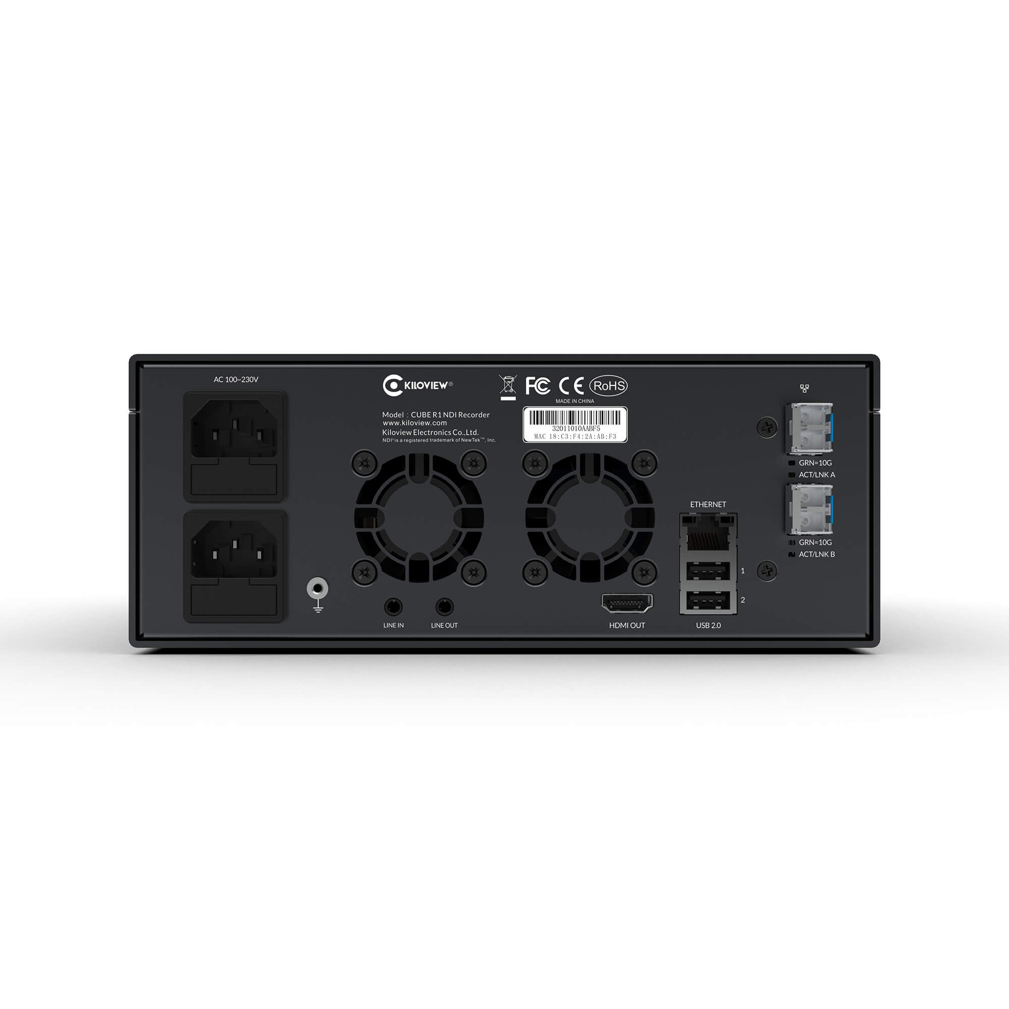 Kiloview CUBE R1 NDI Recorder - 9 Inputs