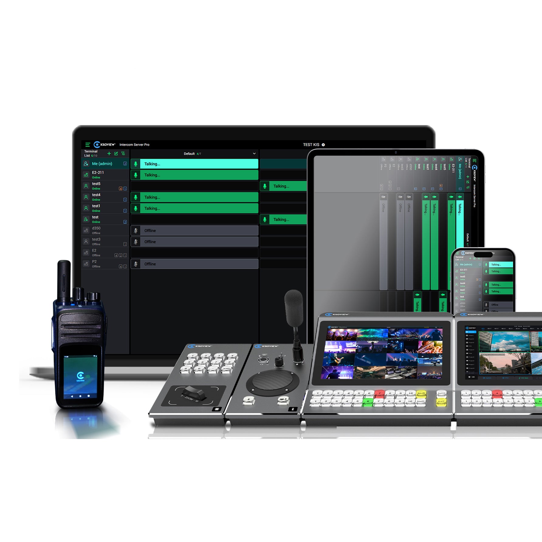 Kiloview KIS-Pro Intercom Server Software Main image