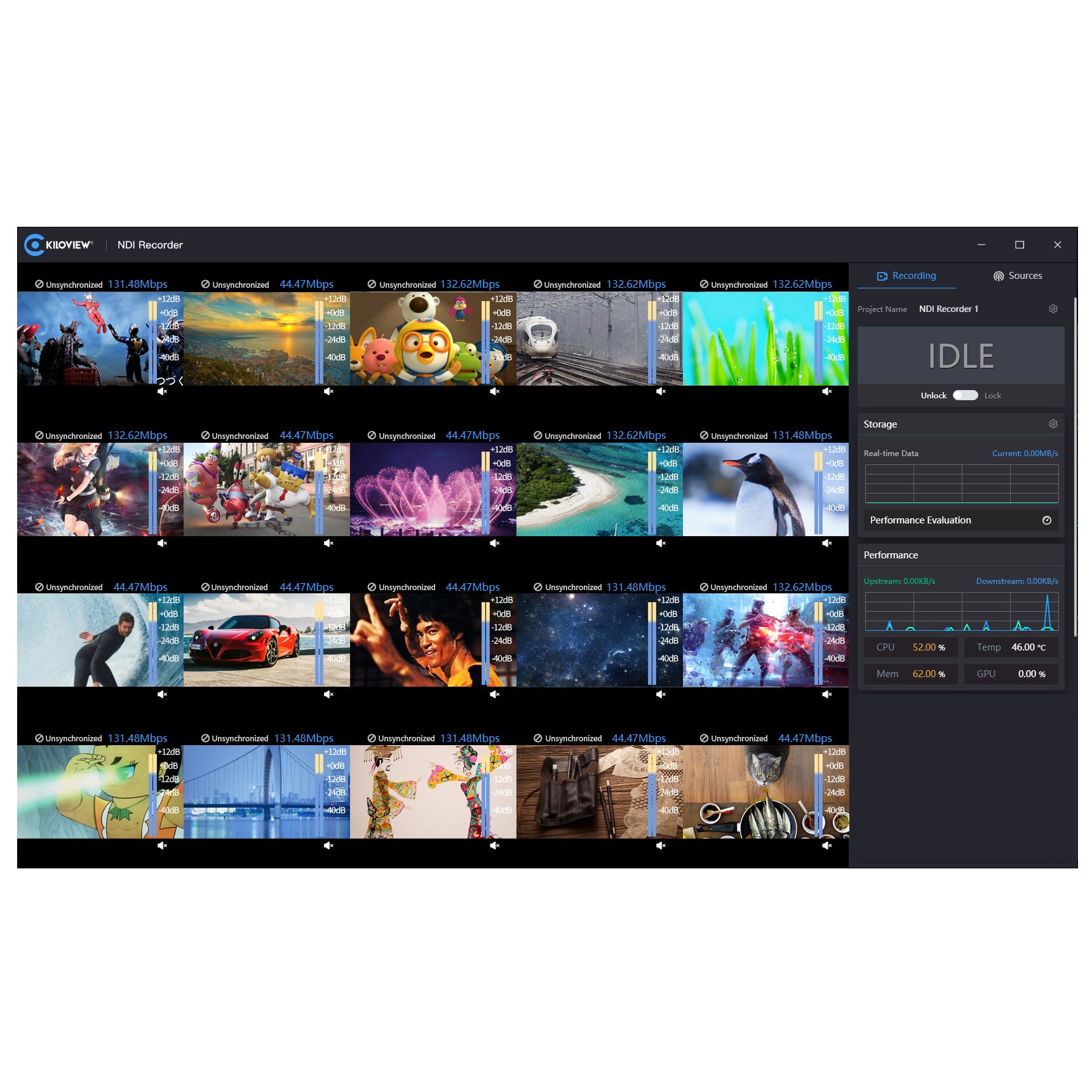 Kiloview NDI-Recorder-SW NDI Recording System Software