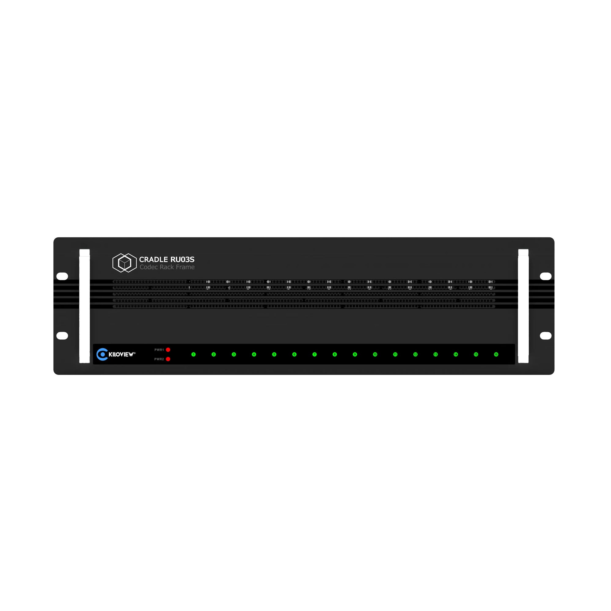Kiloview 3RU-32CH 16 Slot Dual 110W PSU Capable Rackmount Chassis