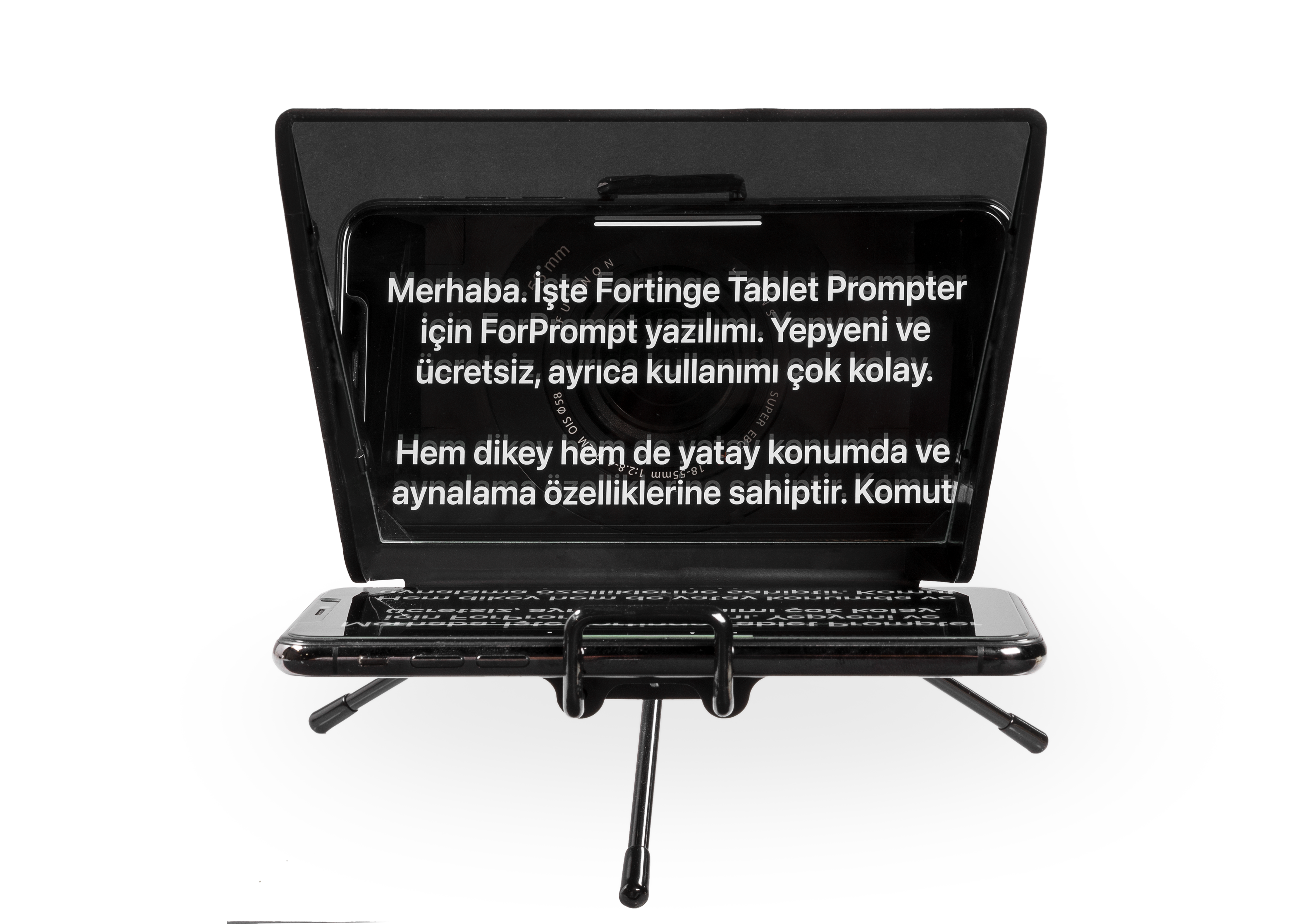 MOBILE TELEPROMPTER for DSLR, Mobile Phone  and PC use Main image