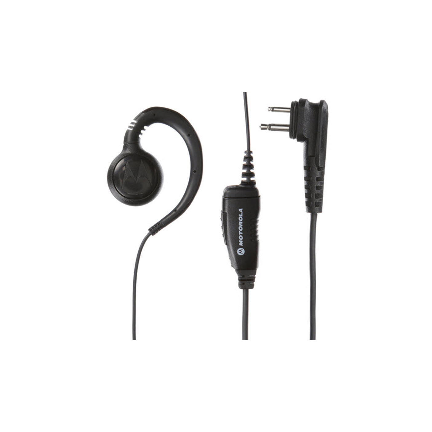 Motorola HKLN4604 Swivel Earpiece D-shell, In-line microphone and Push-to-Talk Main image
