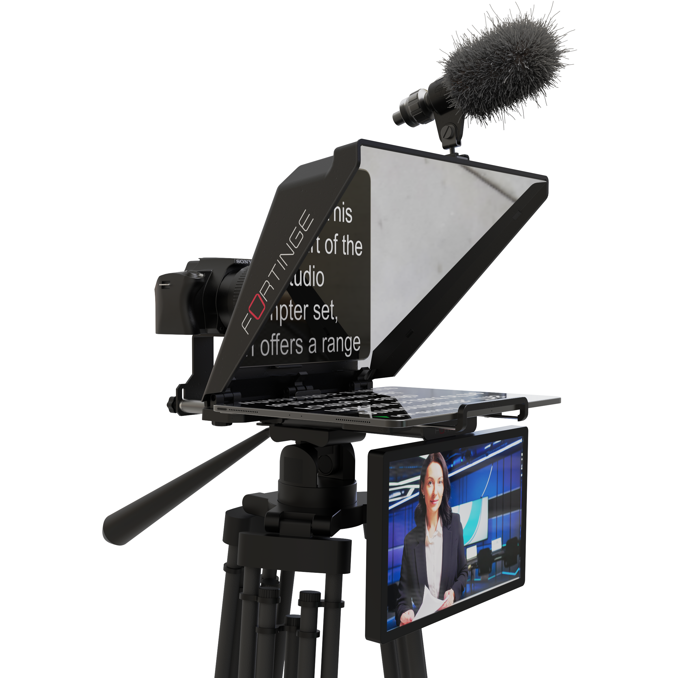 TABLET TELEPROMPTER SET up to 13" including BT1 hand controller