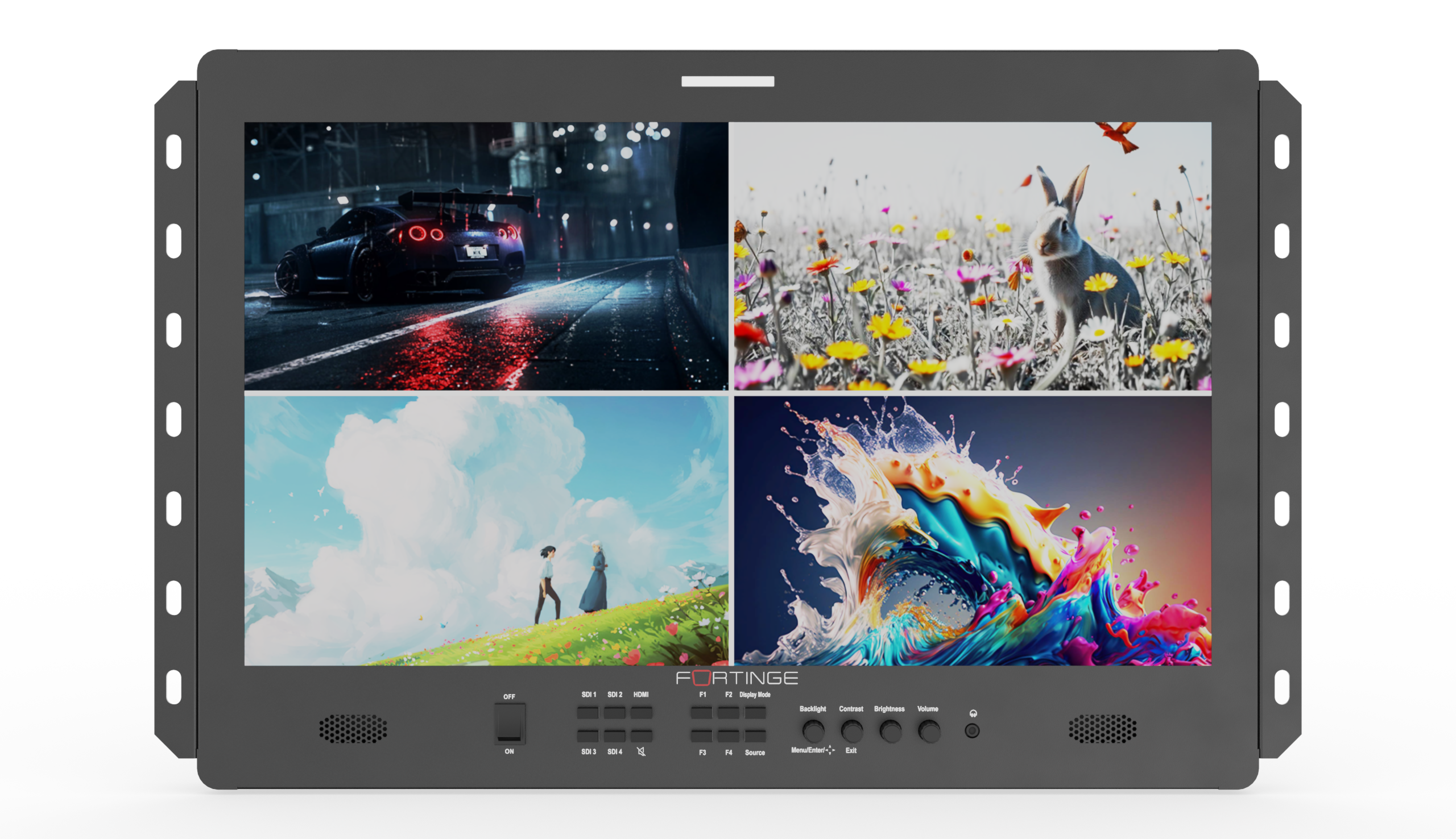 22" QUAD BROADCAST MONITOR