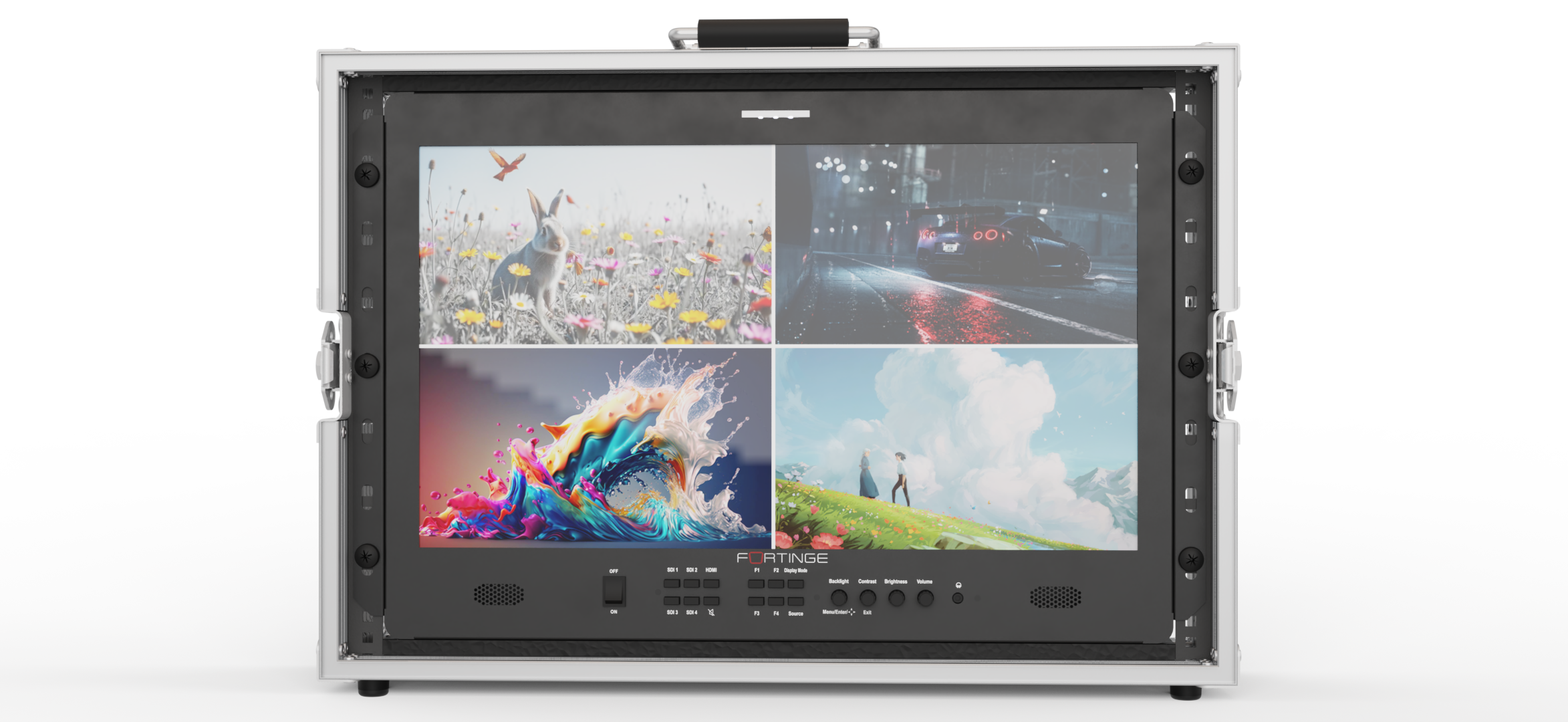 22" QUAD BROADCAST MONITOR
