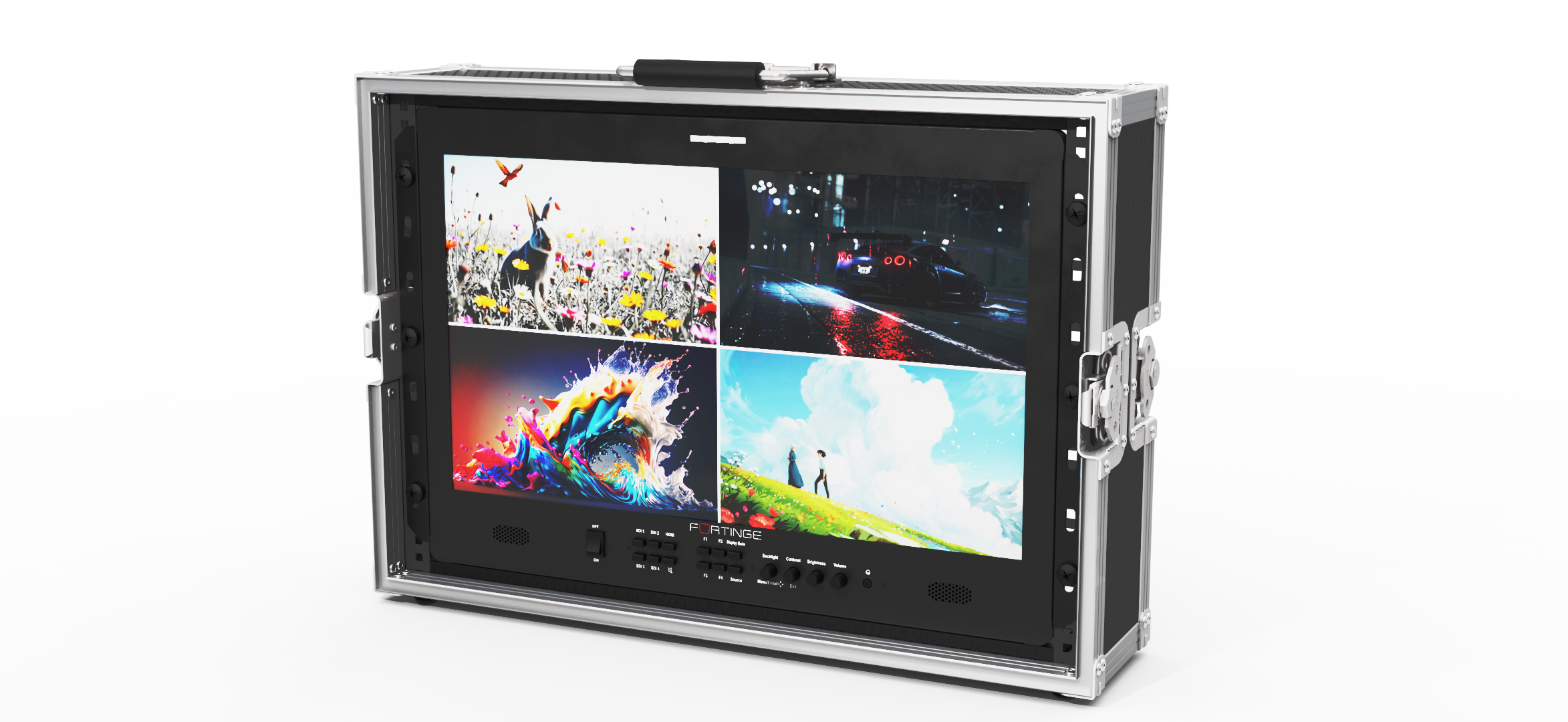 22" QUAD BROADCAST MONITOR