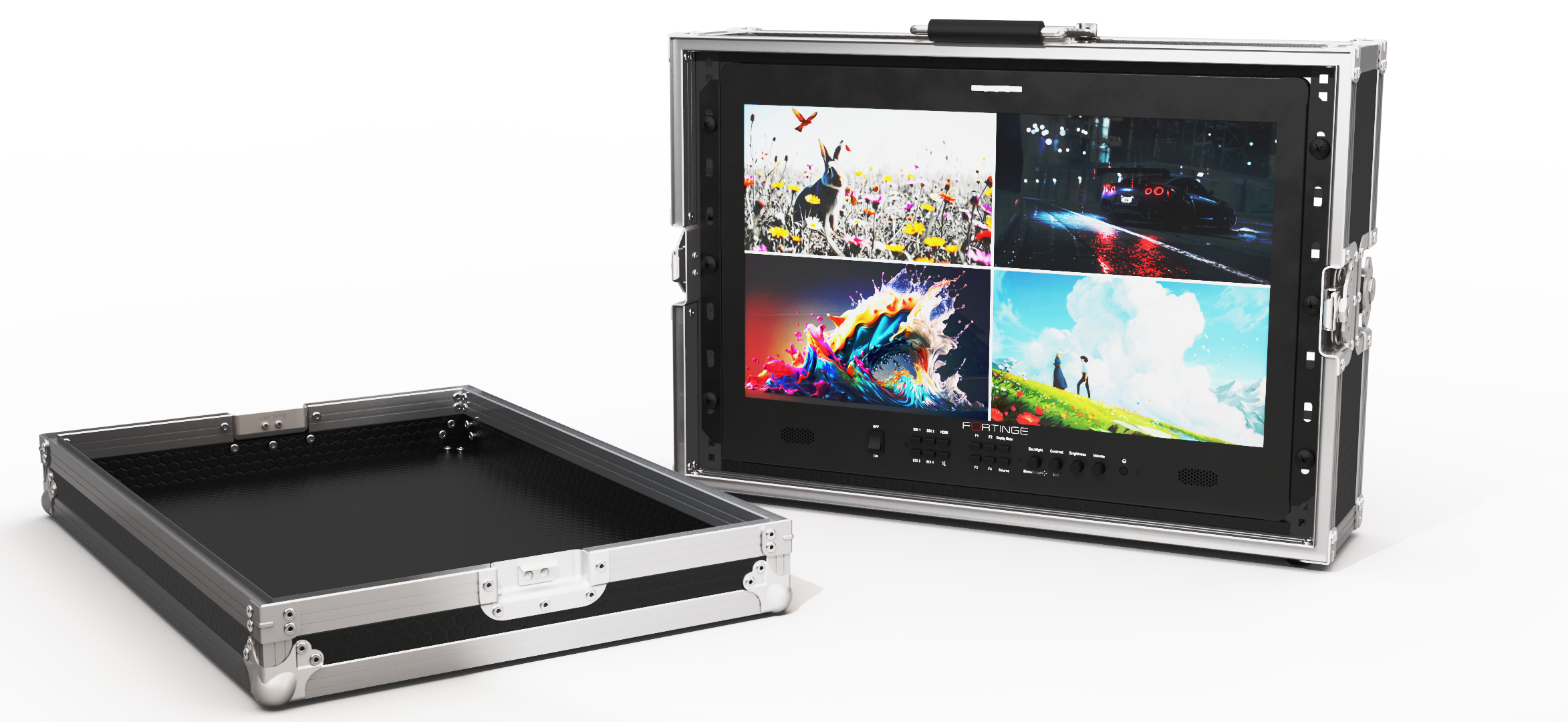 22" QUAD BROADCAST MONITOR