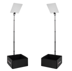 19" HIGH BRIGHTNESS DUAL CONFERENCE STAGE TELEPROMPTER