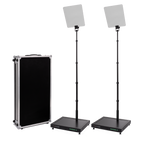 19" HIGH BRIGHTNESS DUAL CONFERENCE STAGE TELEPROMPTER
