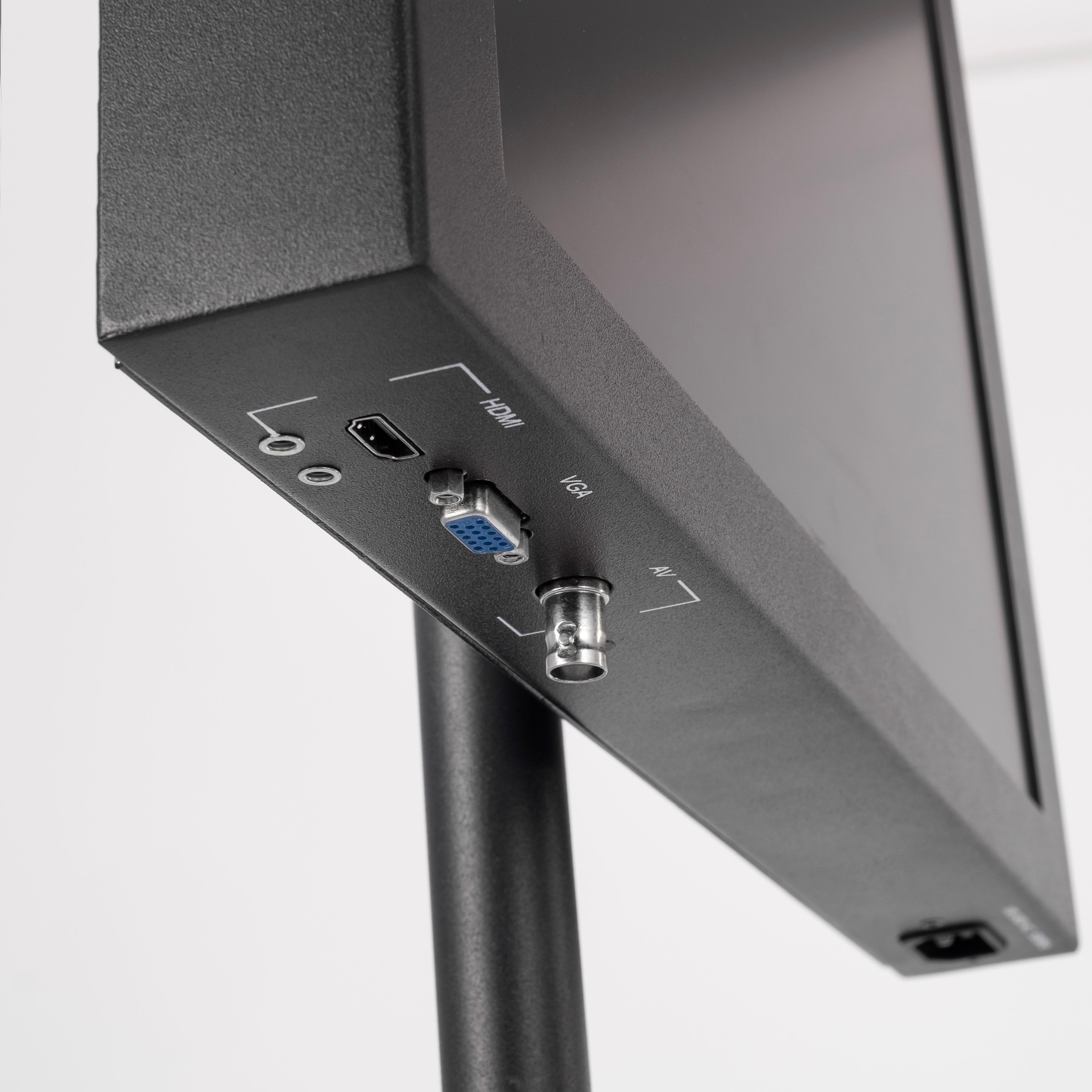 17" DUAL MEETING STAGE TELEPROMPTER
