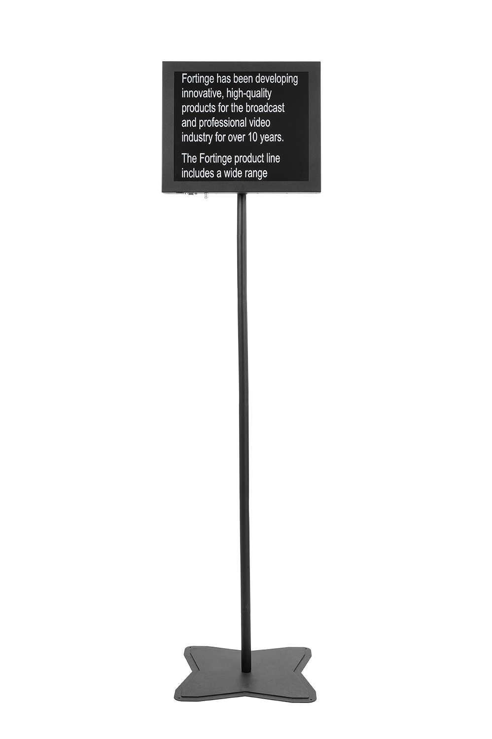 17" DUAL MEETING STAGE TELEPROMPTER