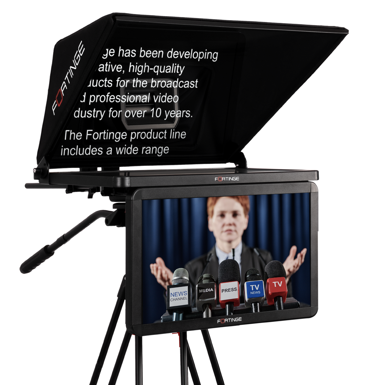 21" STUDIO TELEPROMPTER with SDI IN/OUT