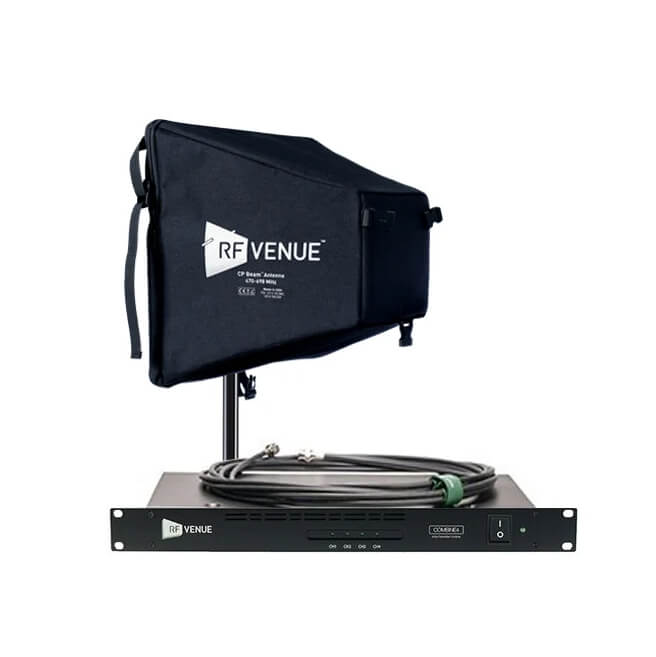 RF Venue COMB4CPB 4 Channel In-Ear Monitor Upgrade Pack