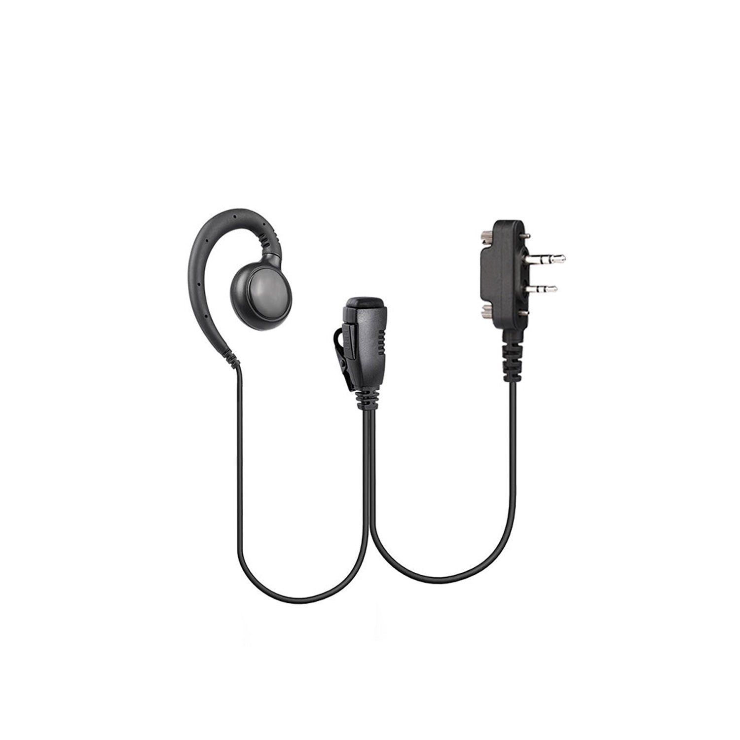 Raytalk EM-3327-I3 C-Shape Earpiece-Lapel with ICOM Connector