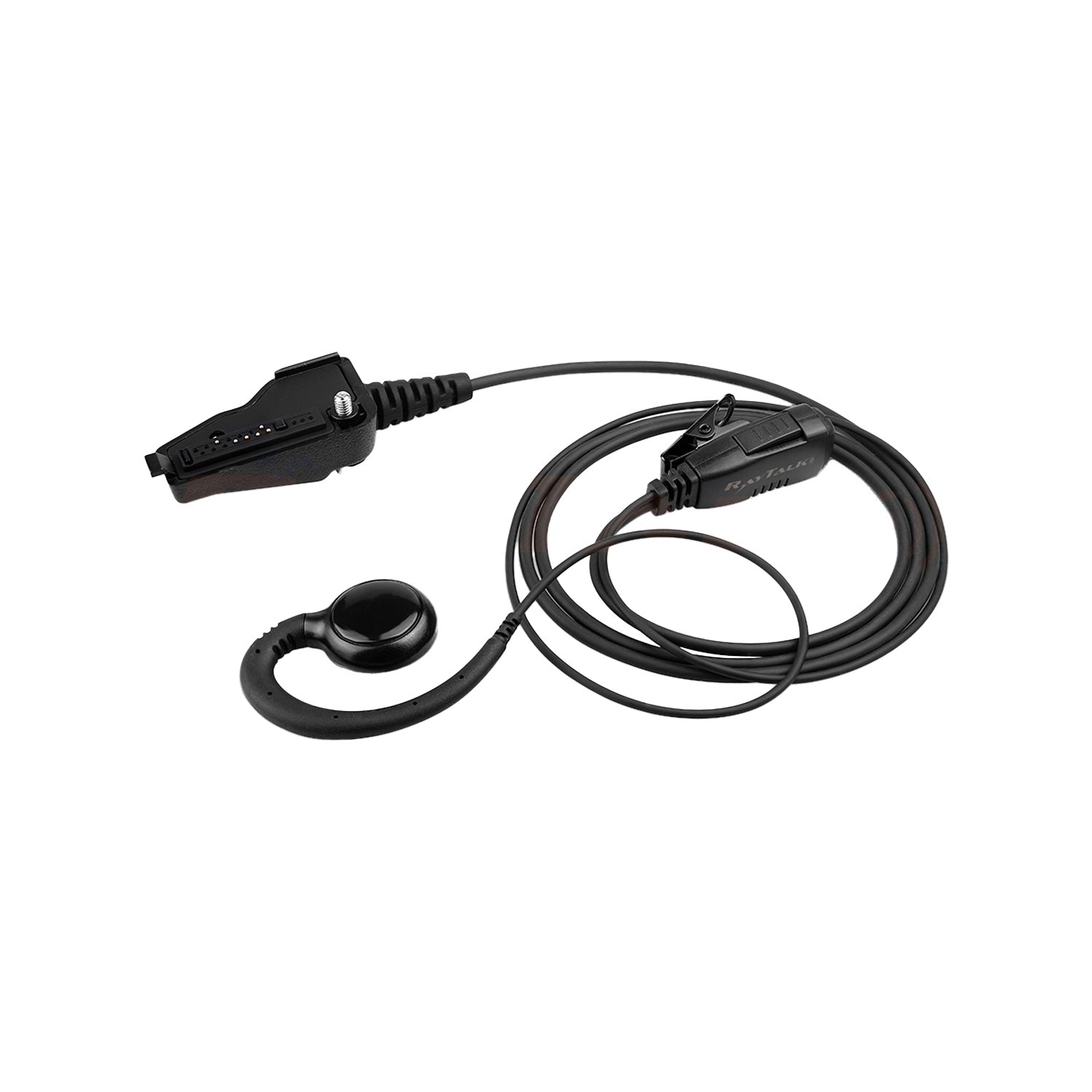 D2N EM-3327-K2 C-Shape Earpiece-Lapel with Kenwood K2 Connector Main image