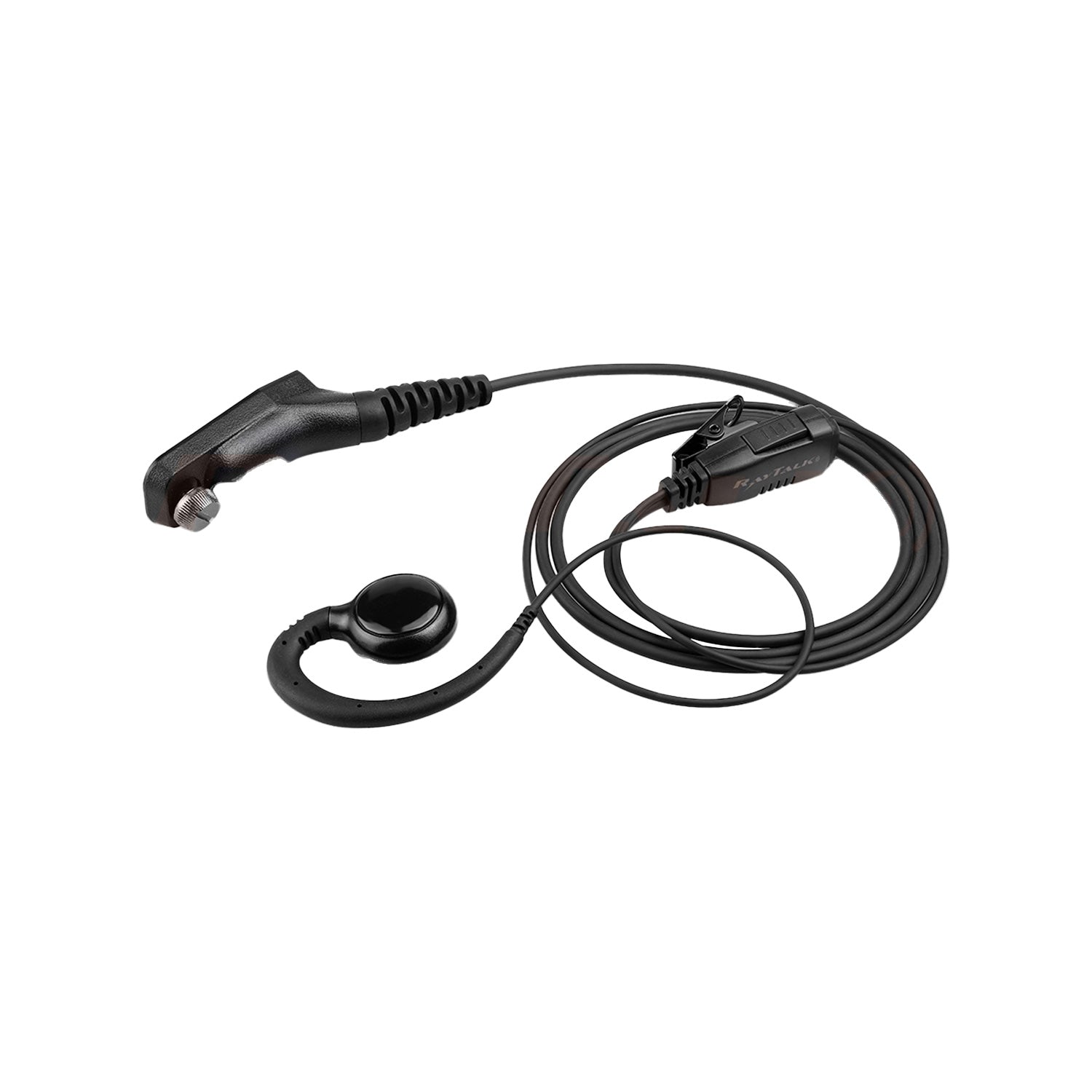 D2N EM-3327-M9 C-Shape Earpiece-Lapel with Motorola M9 Connector