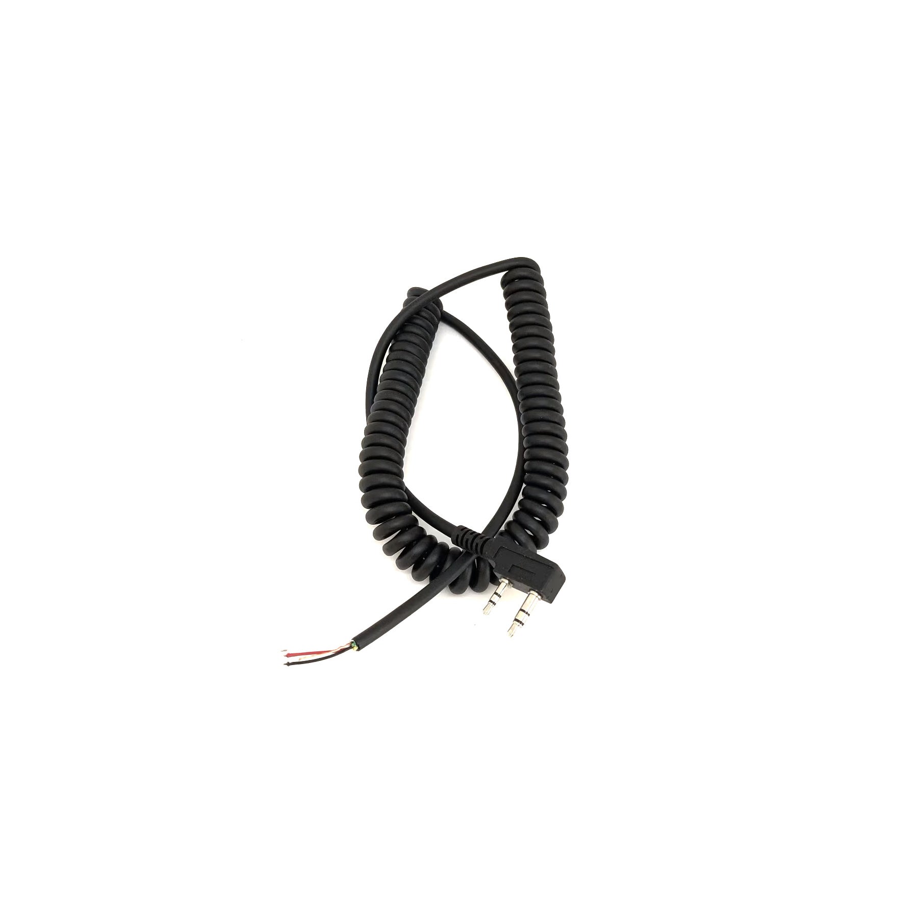 Raytalk QD-K1-UNTERM-C Unterminated Curly Cable with Kenwood K1 Connector Main image
