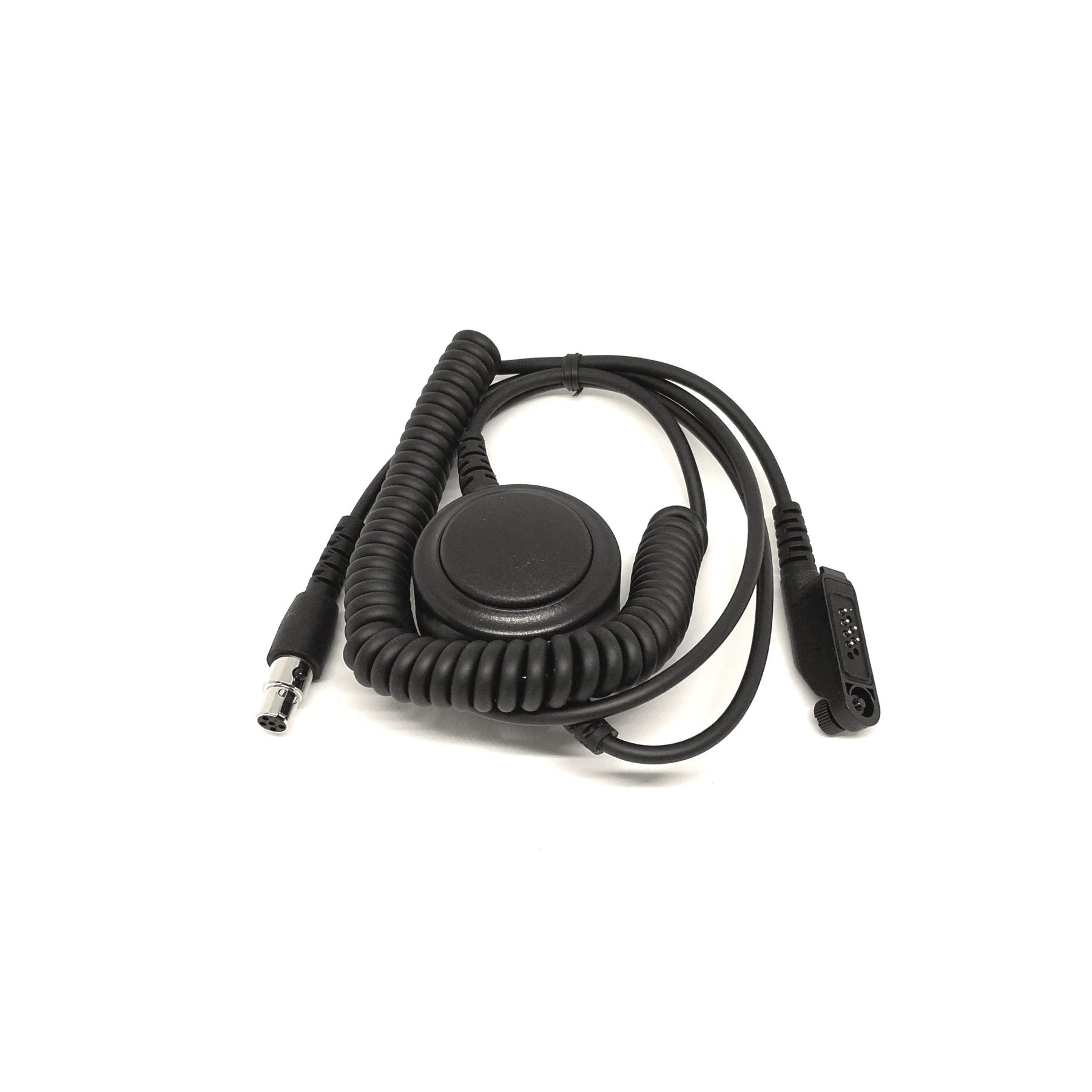 Raytalk QDC-T1 Curly Cable with inline PTT for Tait TP8100