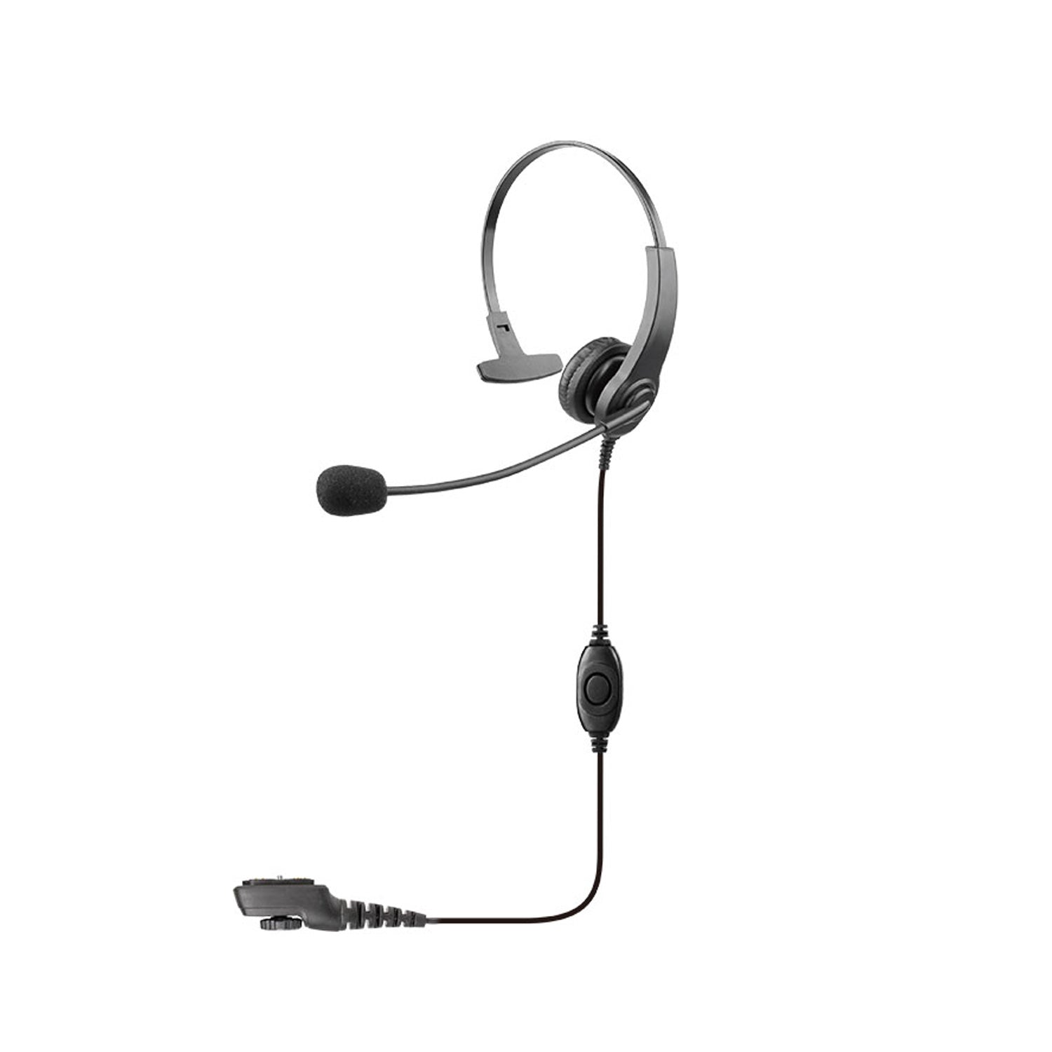 D2N RHS-0226-H3 Single Sided Light Weight Headset. Inline PTT to Hytera HYT3 Main image