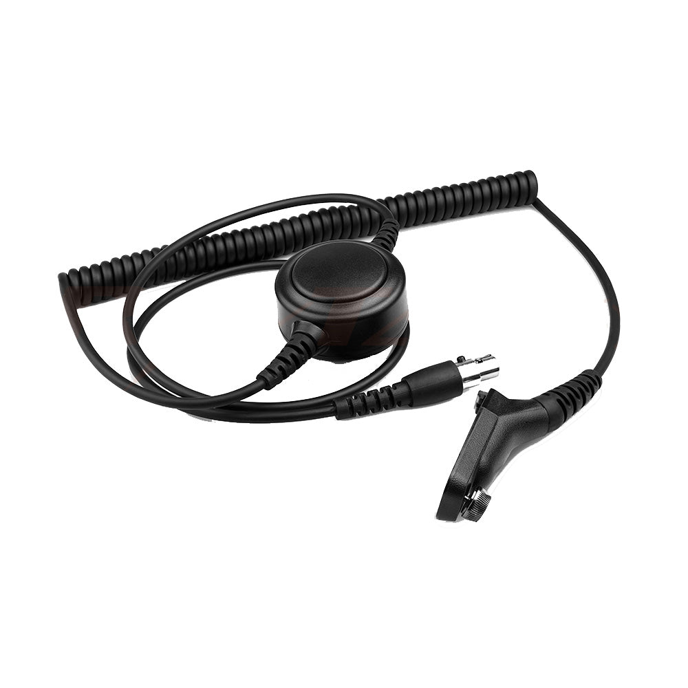 Raytalk QDC-M9 Curly Cable with Motorola M9 Connector  Inline PTT