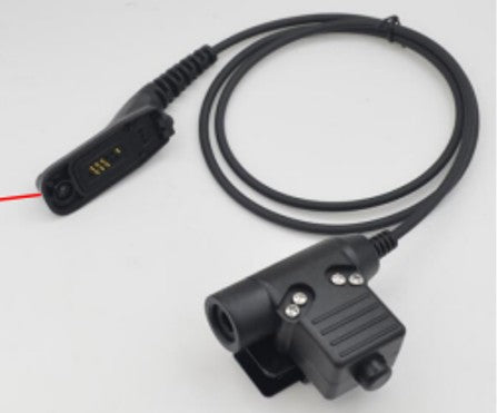 D2N - Nexus Female PTT Curly Cable to Kenwood K2 Connector Main image