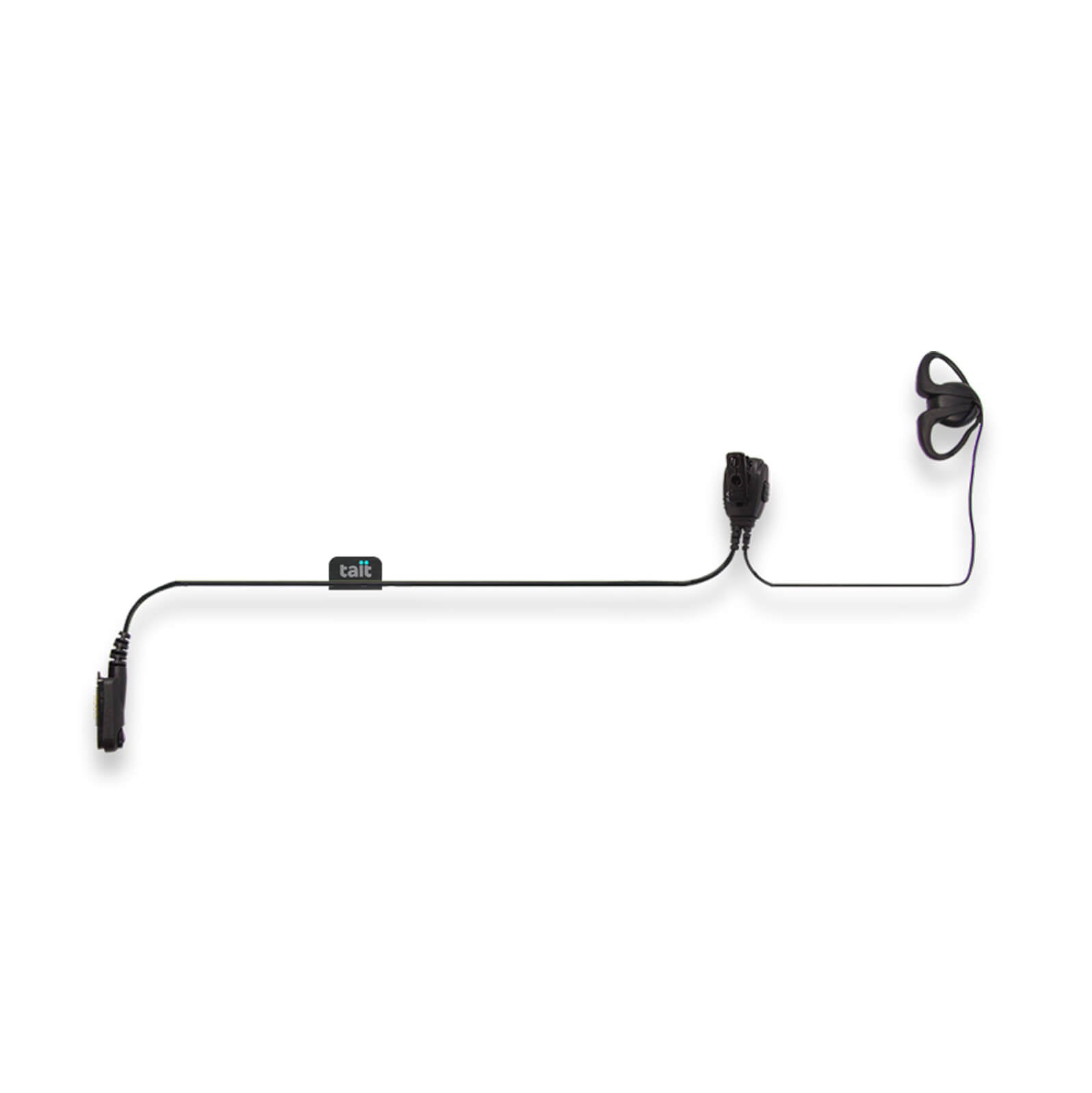 Tait Covert Kit Ear Hanger Lapel Mic with PTT Main image