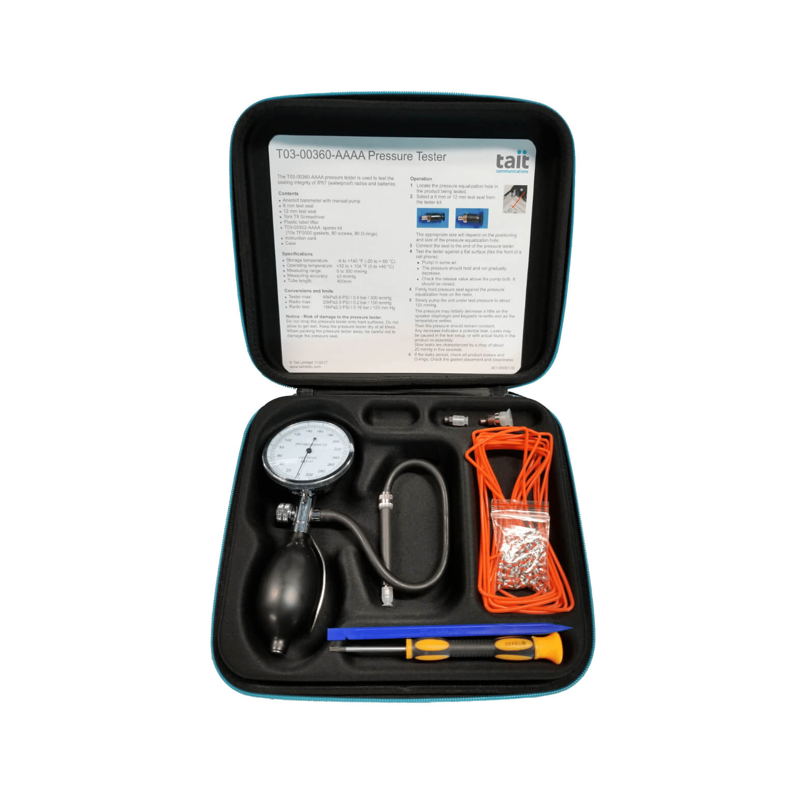Tait TP3 Pressure Tester Kit Main image