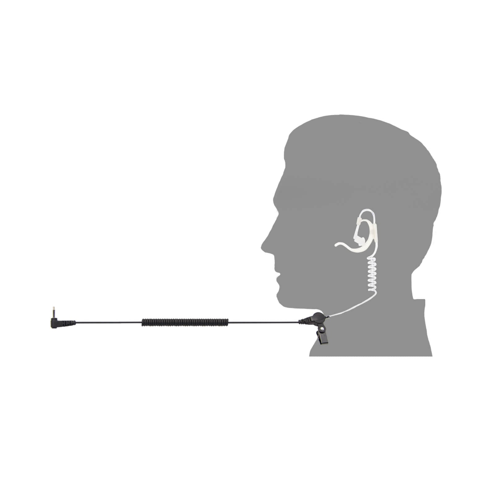 Tait Ear Tube Ear Hook White Main image
